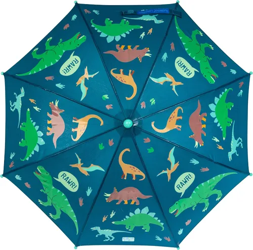 Miniatura 19 de Stephen Joseph Kids' Color Changing Wet Dry Umbrella, Water reacting, Pinch Free Umbrellas for Rain Children's Umbrella, BUTTERFLY, 23"X29