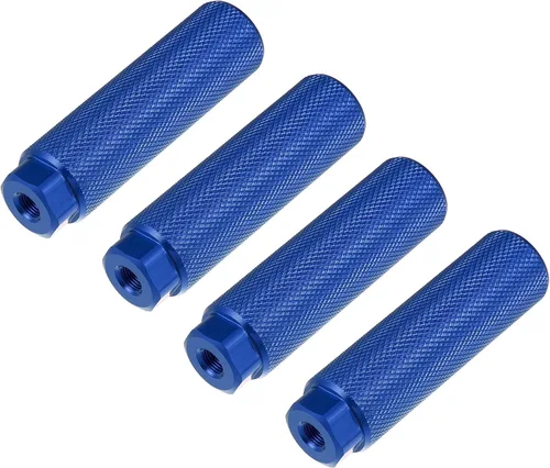 X AUTOHAUX 2 pares 3.937x1.102 in universal aleación de aluminio eje trasero pie clavijas reposapiés para bicicleta BMX bicicleta ajuste 3/8 pulgadas