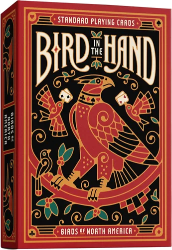 Underdog Games Cartas temáticas de pájaros "Bird in The Hand" | 54 piezas de impresionante arte personalizado | Un pájaro único en cada carta del