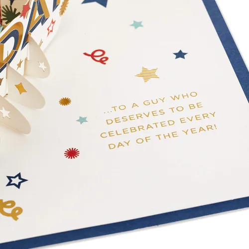 Miniatura 3 de Hallmark Signature Collection - Tarjeta para el día del padre, diseño de maravilla de papel desplegable 3D