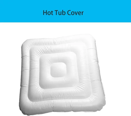 Miniatura 4 de Cubierta inflable para bañera de hidromasaje compatible con la mayoría de nuestra gama de jacuzzis de spa, tapa de ahorro de energía para bañera