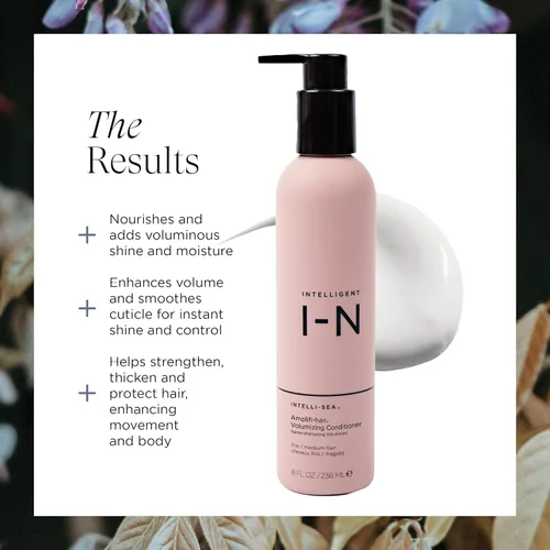 Miniatura 3 de Intelligent Nutrients Amplifi-hair Acondicionador voluminizador, hidratación y desenredante sin peso para cabello fino, fórmula de acondicionamiento