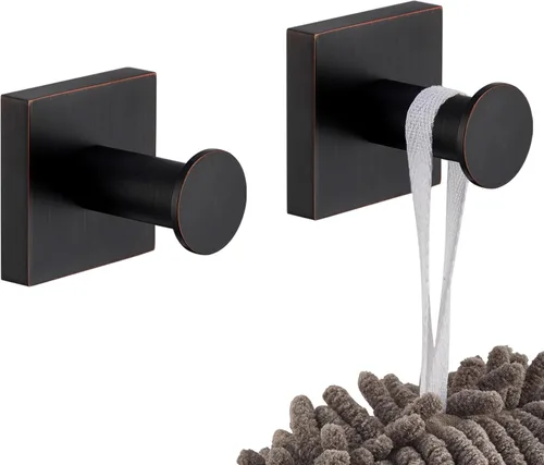 Miniatura 11 de KOKOSIRI Ganchos para Toallas de Baño para Pared de Ducha, Colgadores de Toallas, Ganchos para Bata de Baño para Puerta, Cocina, Armario, Acero Oro