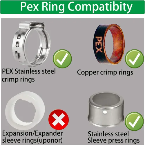 Miniatura 6 de WHK Paquete de 6 adaptadores PEX-B macho NPT (MNPT) de 1 pulgada x 1 pulgada