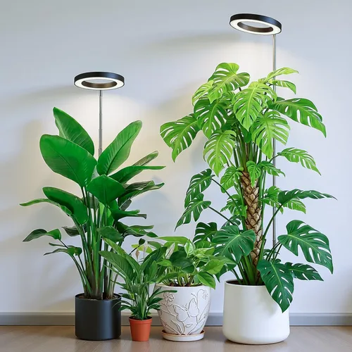 Miniatura 11 de Kullsinss Luces de cultivo para plantas de interior, luces de espectro completo para plantas de cultivo en interiores con temporizador de 6/12/16H