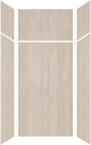 Miniatura 26 de Transolid EWKX483696-41 Expressions - Kit de pared de ducha de 6 paneles con extensión, 36 pulgadas de largo x 48 pulgadas de ancho x 96 pulgadas