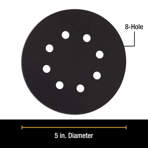 Miniatura 2 de Dura-Gold Discos de lijado en seco o húmedo de 5 pulgadas de 5 pulgadas, grano 400, caja de 50 unidades, discos de papel de lija de alto rendimiento