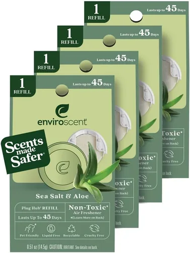 Miniatura 16 de Enviroscent Recambios de ambientador no tóxico (té de lavanda y miel) Ambientador enchufable para el hogar Recambios de aceite esencial