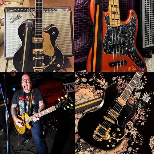 Miniatura 6 de Correa para guitarra Couch RACER X Hecha en EE.UU. Correas para guitarra