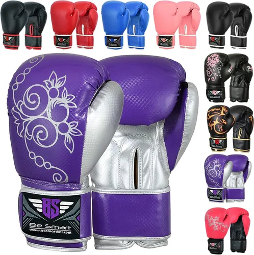 Miniatura 12 de Guantes de boxeo para niños Be Smart de 4 a 12 años, 4oz 6oz, guantes de entrenamiento para niños, guantes de boxeo juvenil, guantes