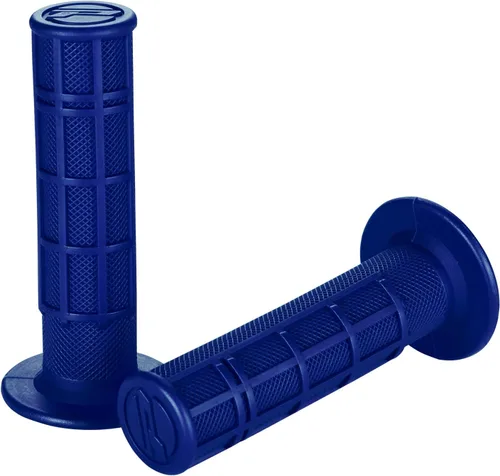 7/8'' ATV Grips Universal Handlebar Grips Soft Rubber Motorcycle Grip for ATV Polaris Thumb Throttle Kid Youth 4 Wheeler Quad 400ex Azul