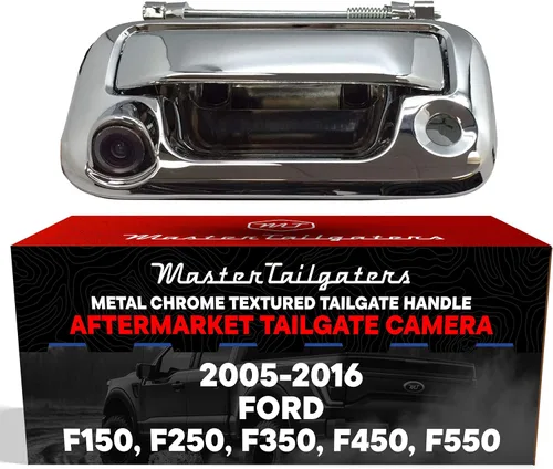 Miniatura 12 de Master Tailgaters Mango negro para puerta trasera con cámara de respaldo de repuesto para Ford F150 F250 F350 F450 F550 (2005-2016) IP68