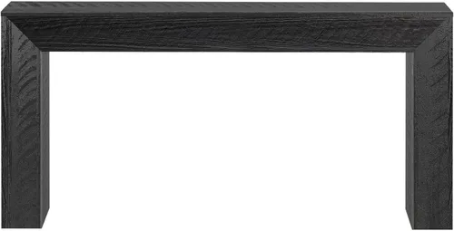 Miniatura 5 de Plank+Beam Mesa Consola Grand, Mesa de Sofá Moderna de Madera Maciza de 56 Pulgadas, Mesa de Entrada Estrecha para Pasillo, Detrás del Sofá, Sala