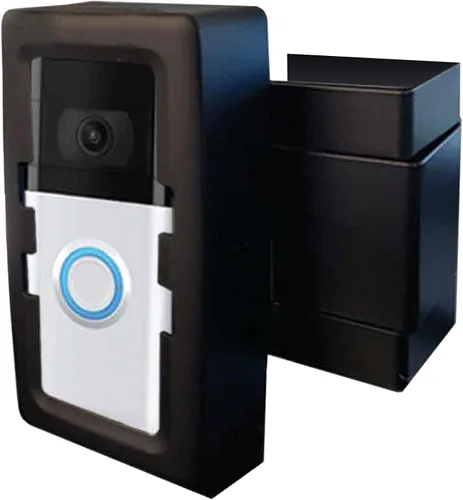 Soporte antirrobo para videoportero, sin herramientas ni instalación, se monta de forma segura en segundos, compatible con Ring y otros