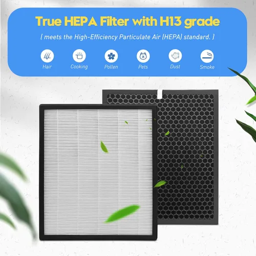Miniatura 3 de LV-PUR131 - Filtros de repuesto compatibles con LEVOIT LV-PUR131 y LV-PUR131S purificador de aire, LV-PUR131-RF, paquete de 2 filtros True HEPA