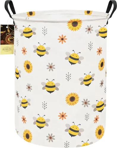 Miniatura 12 de Cesta de Ropa Sucia, Cesta de Almacenamiento de Tela de Lona Grande y Ligera, Organizador de Juguetes, Plegable, Impermeable para Dormitorios