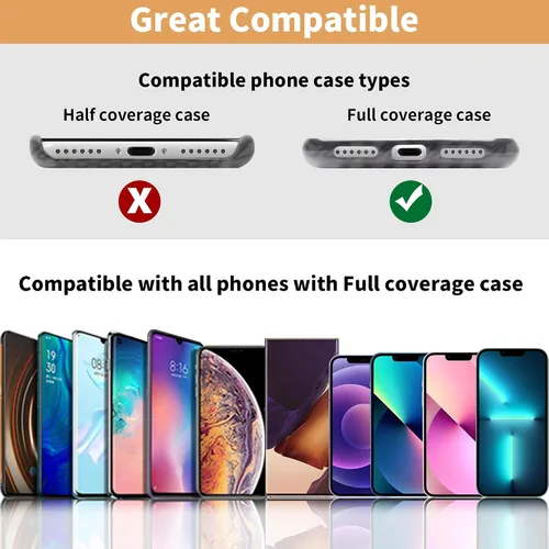 Miniatura 5 de TACOMEGE Pestaña de correa de teléfono para iPhone, parche de cordón para teléfono celular, pieza de repuesto de correa de teléfono para todas
