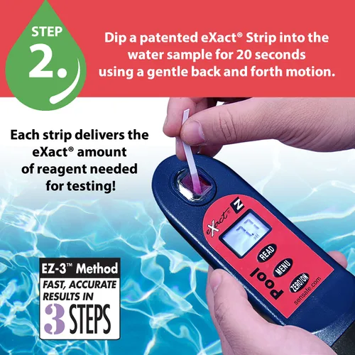 Miniatura 6 de ITS 486201 Pool Exact EZ Photometer - Kit de prueba de agua de piscina digital de entrada - 6 pruebas cada uno