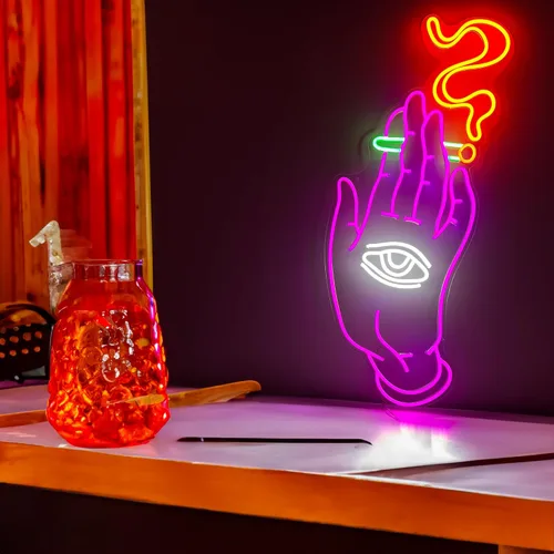 Miniatura 4 de Letreros de neón para decoración de pared, letreros luminosos para dormitorio, sala de juegos, fiesta, club, caja de baterías o alimentado por USB
