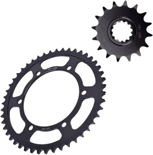 Miniatura 2 de 525 Chain 16T 47T Front Rear Sprocket Set Compatible with TDM900 5PS TDM900A ABS FZ8 FZ8N FZ8S FZ 8 Series Motorcycles(Front)