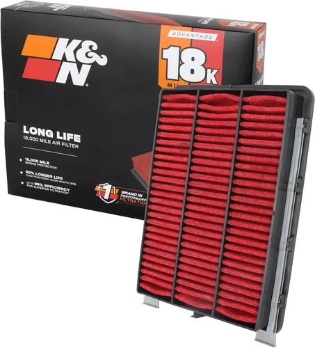 K&N Filtro de aire del motor: Filtro de aire de repuesto de larga vida útil de 18,000 millas: compatible con HYUNDAI/KIA 2016-2020 (Tucson,