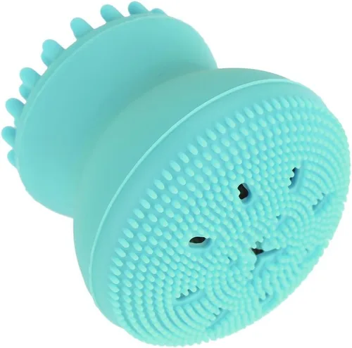Miniatura 3 de Pulpo Wash Tool Lindo Cepillo de limpieza facial Cepillo exfoliante manual Cepillo de limpieza facial Cepillo exfoliante (verde)