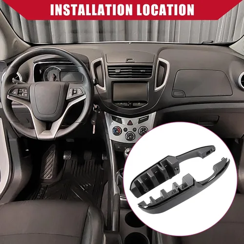 Miniatura 2 de Manijas de puerta izquierda derecha/interior para Chevy Express 1500 2003-2014 / Durable/plástico / 1 par/gris