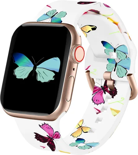 Miniatura 14 de ACESTAR Correas de reloj de doble cara compatibles con Apple Watch Band de 1.496 pulgadas, 1.575 pulgadas, 1.614 pulgadas/1.654 pulgadas