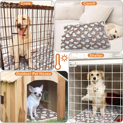 Miniatura 5 de 2 almohadillas grandes autocalentables para gatos, auto calentables, para cama, jaula de perro, manta para mascotas, manta térmica para cama