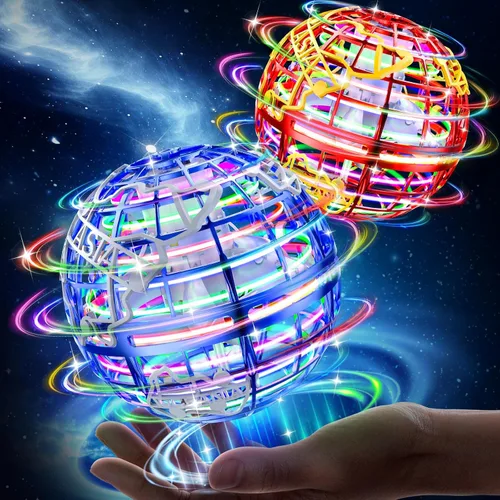 Miniatura 8 de RIEYON Bola de orbe voladora 2025 Actualización Hover Boomerang Ball 6 efectos de iluminación, juguetes geniales para niños, adolescentes y adultos