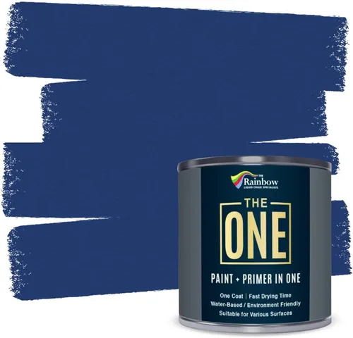 Miniatura 29 de THE ONE Pintura e imprimación todo en uno, negro mate, 8.5 onzas líquidas/250ml, fórmula de 1 capa, decoración fácil de interiores y exteriores
