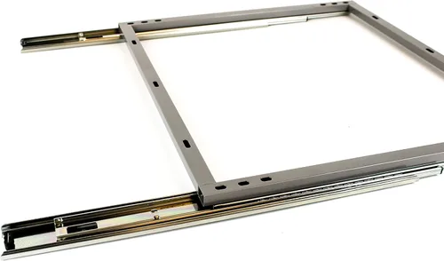 Miniatura 5 de ML-017C - Estante de especias para gabinete de acero cromado, juego completo de 3 estantes, organizador de almacenamiento de especias cromado