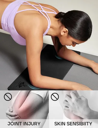 Miniatura 2 de Almohadillas cojín para rodillas de yoga antideslizantes de Heathyoga, esterilla para rodillas para trabajo de jardinería y patio, cojín almohadilla