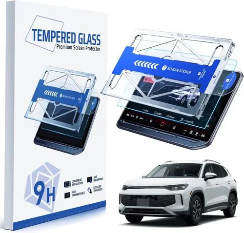 Miniatura 19 de Protector de pantalla brillante para Tesla Model Y 2026 Juniper Premium/Performance (más claro y suave), protector de pantalla de vidrio templado