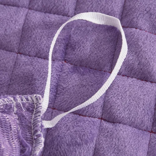 Miniatura 9 de Juego de Funda de Edredón Mullida Morada King, Juego de Ropa de Cama King de Piel Sintética Suave Peluda Morada 3 Piezas