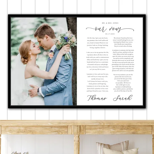 Miniatura 19 de Pretty Perfect Studio Letrero personalizado con texto en inglés "This Is Us", arte de pared personalizado con nombres de familia sobre lienzo de 6 x