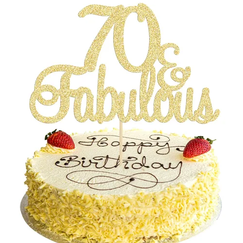 Miniatura 11 de Gyufise 1 decoración de 30 con purpurina dorada y fabulosos adornos para tartas de 30 años y fabulosos adornos para tartas de cumpleaños de 30 años
