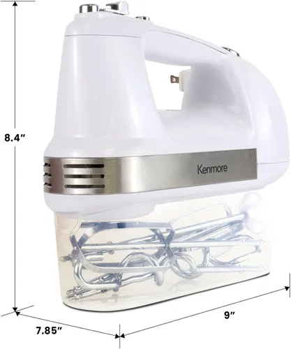 Miniatura 7 de Kenmore 89109 Batidora de mano de 5 velocidades en blanco