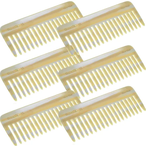 Miniatura 20 de Giorgio G49 - Peine desenredante grande de 5.75 pulgadas, dientes anchos para cabello grueso y rizado, peine desenredante de pelo largo para húmedo