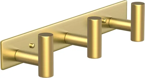 Miniatura 10 de Perchero de Pared Montado - 3 Ganchos, Ganchos de Pared de Acero Inoxidable Resistente para Toalla, Bolso de Abrigo, Perchero para Sombreros
