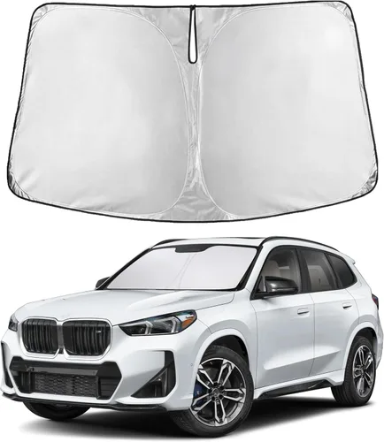 Miniatura 139 de Econour Parasol para parabrisas compatible con Honda Civic 2016-2021, protector de parasol plegable para ventana, bloquea los rayos UV y mantiene tu