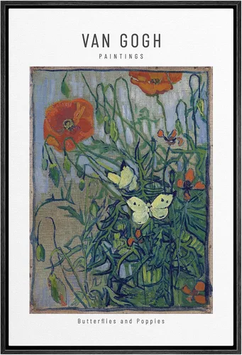 Miniatura 46 de SIGNWIN Lienzo enmarcado para pared, diseño de Vincent Van Gogh, un par de amantes, naturaleza, ilustraciones de área silvestre, bellas artes