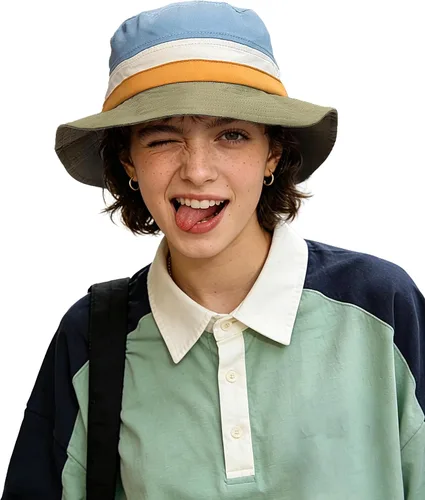 Miniatura 10 de Clakllie Cotton Fisherman Cap Unisex Bucket Hat Foldable Lightweight UV Protation Caps Hiking Travel Hats Outdoor Sports Cap