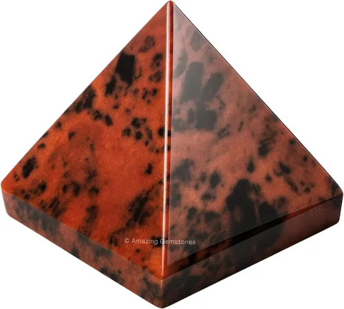 Miniatura 80 de Piedras Curativas de Cristal de Pirámide de Cuarzo Claro de Amazing Gemstone - Figura de Gran Pirámide de 2" de Piedra Natural para Meditación