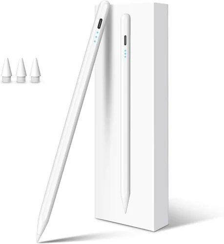 Miniatura 11 de Lápiz óptico para iPad, carga rápida de 13 minutos para Apple iPad Pencil con rechazo de palma, compatible iPad Air 3/4/5/6 2018-2024, iPad Mini