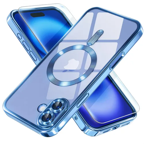 Miniatura 105 de Misea Funda magnética para iPhone 14 compatible con MagSafe [nunca amarillenta] [protección contra caídas de grado militar] protector completo