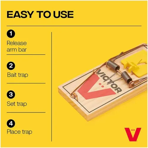 Miniatura 6 de Victor Trampa para ratas fácil de instalar M205 (paquete de 2)