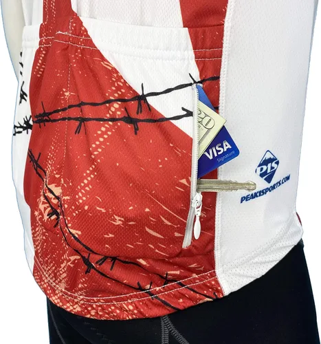 Miniatura 4 de PEAK 1 SPORTS Texas Lone Star - Maillot de ciclismo para hombre