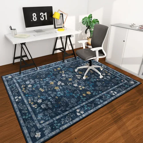 Miniatura 82 de chakme Tapete para silla de oficina para suelo de madera dura, 48 x 36 pulgadas, protector de escritorio de computadora de fácil deslizamiento