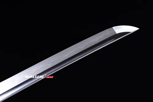 Miniatura 5 de MURASAME Katana Espada 41" T10 Acero Real Hamon Maquinilla de afeitar afilada espiga completa hecha a mano